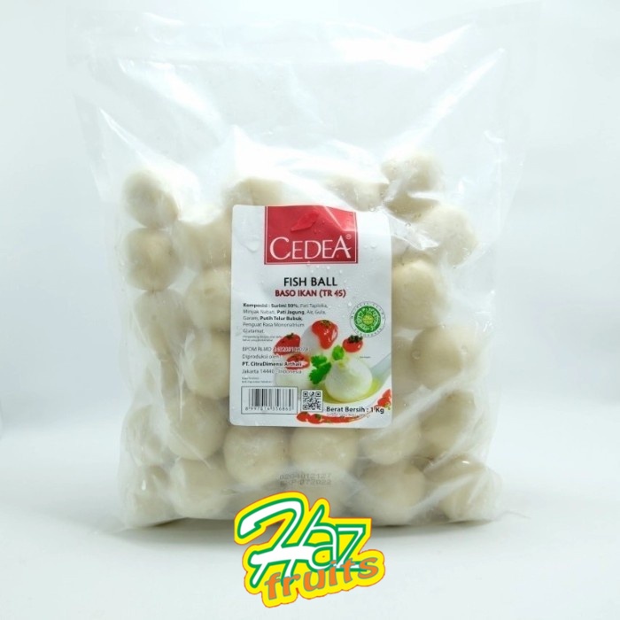 

Fish Ball Cedea (Baso Ikan) TR 45 1kg