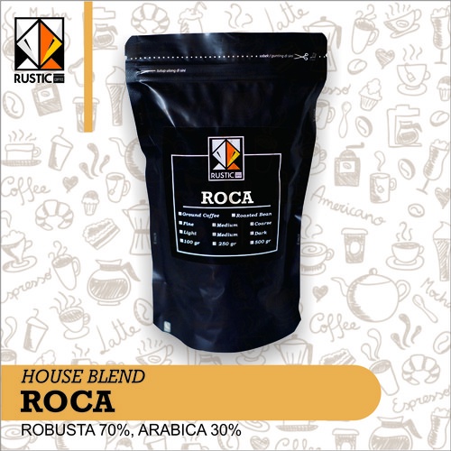 

Rustic Kopi Roca House Blend 250 Gram