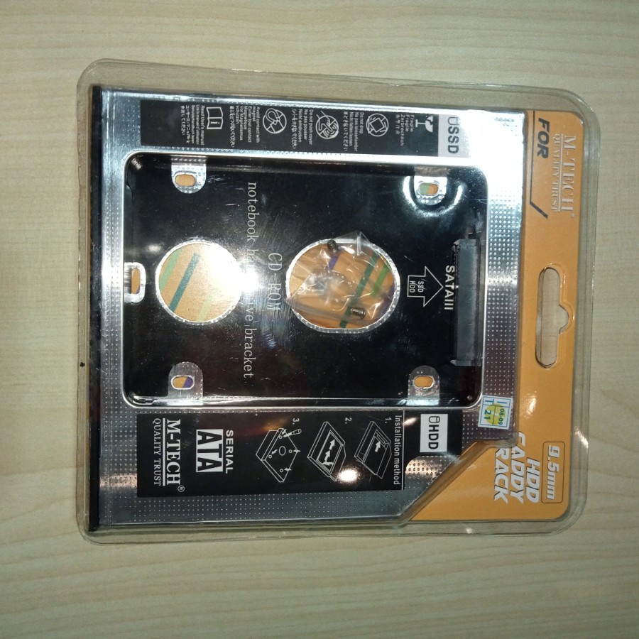 HDD CADDY 9.5 mm - SATA Hard Drive DVD to HDD