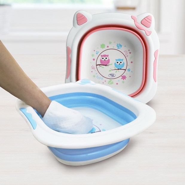 Baby Safe BT003 Foldable Wash Basin Ember Baskom Lipat