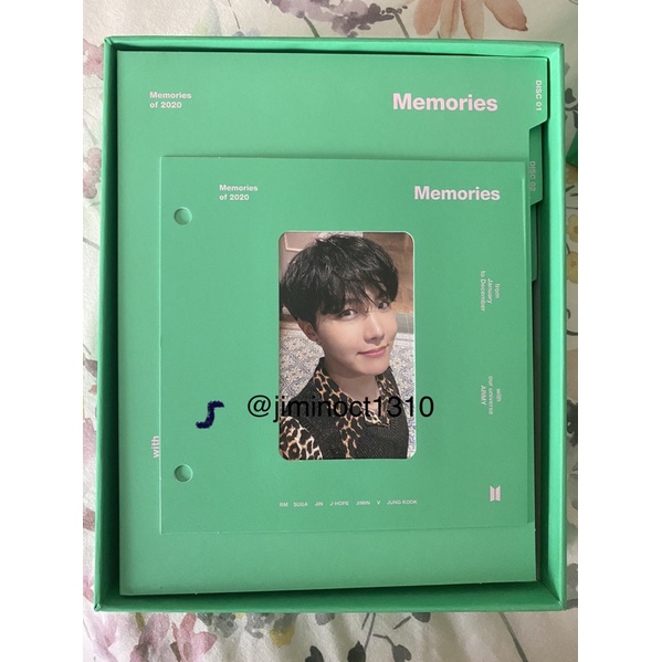 bts memories 2020 bluray blu-ray pc jhope photocard hobi