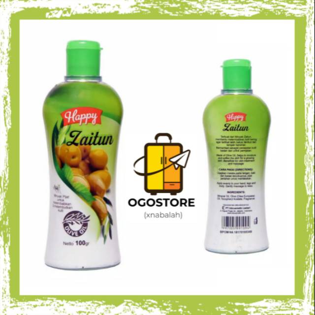 Happy Minyak Zaitun Olive Oil 100 Gram Shopee Indonesia