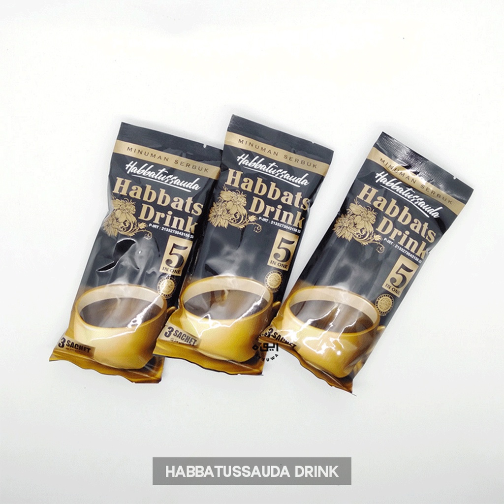 

Habbats Drink Minuman Serbuk Habbatussauda Sachet / Minuman Instan Habbatussauda Sachet Instant