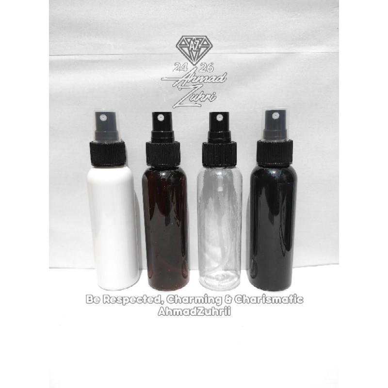 Botol Spray 100 ml - Botol Round Spray 100ml - Botol 100ml - Botol Plastik 100 ml - Botol Sabun Cair
