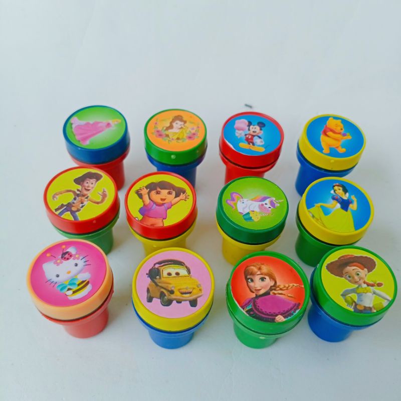 

10pcs Stempel Anak / Mainan Anak stempel / Stempel Anak Kecil