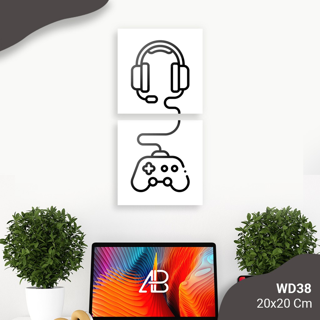 Hiasan Dinding Walldecor Gamers Game - WD38