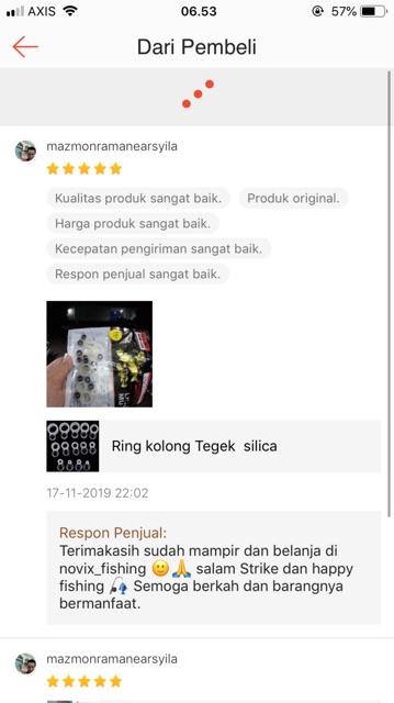 Ring kolong Tegek  silica