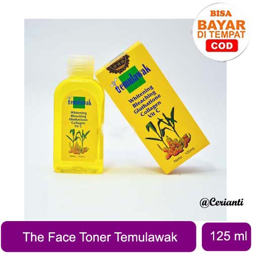 TONER TEMULAWAK THE FACE BPOM 125ML_Cerianti