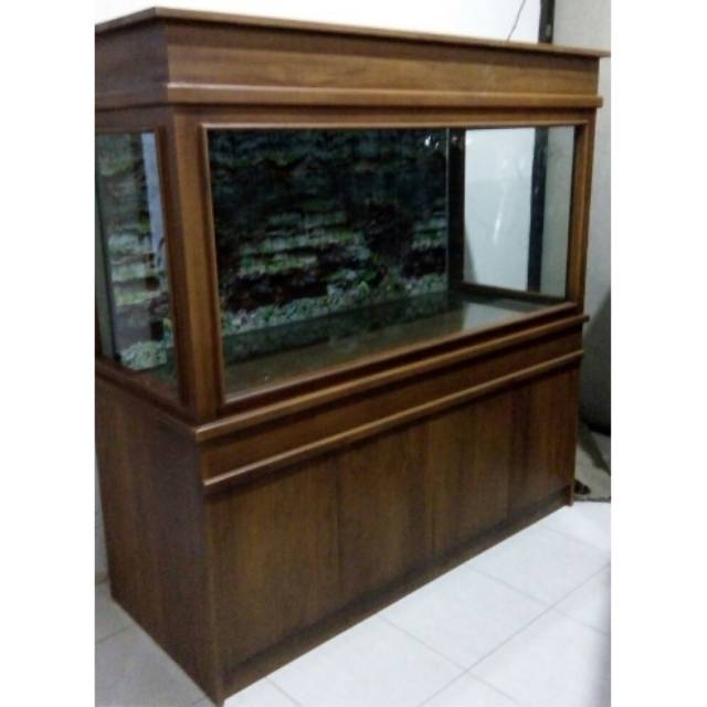 Aquarium kayu jati