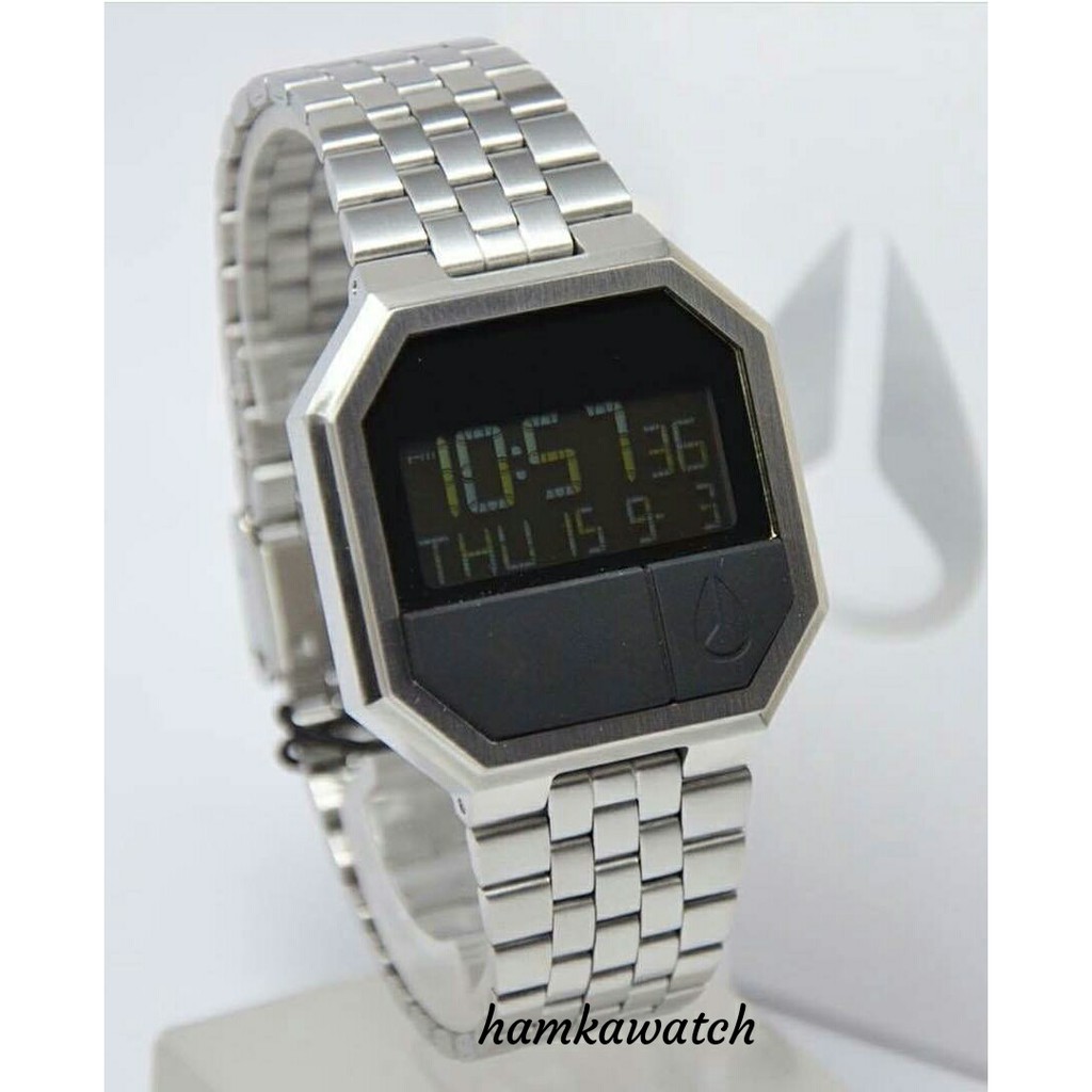 jam tangan / Watch_Id nixon original - nixon re run original silver