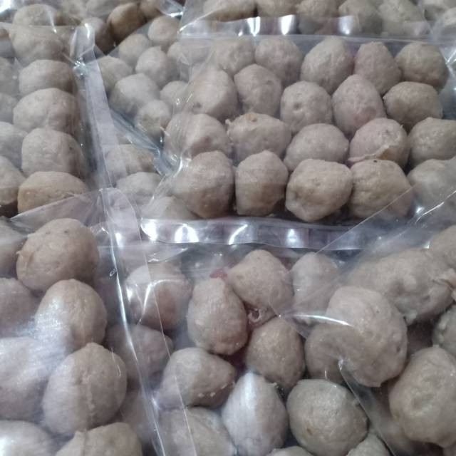 

Baso sapi Asli - homemade ukuran Sedang - Isi 25 - Halal