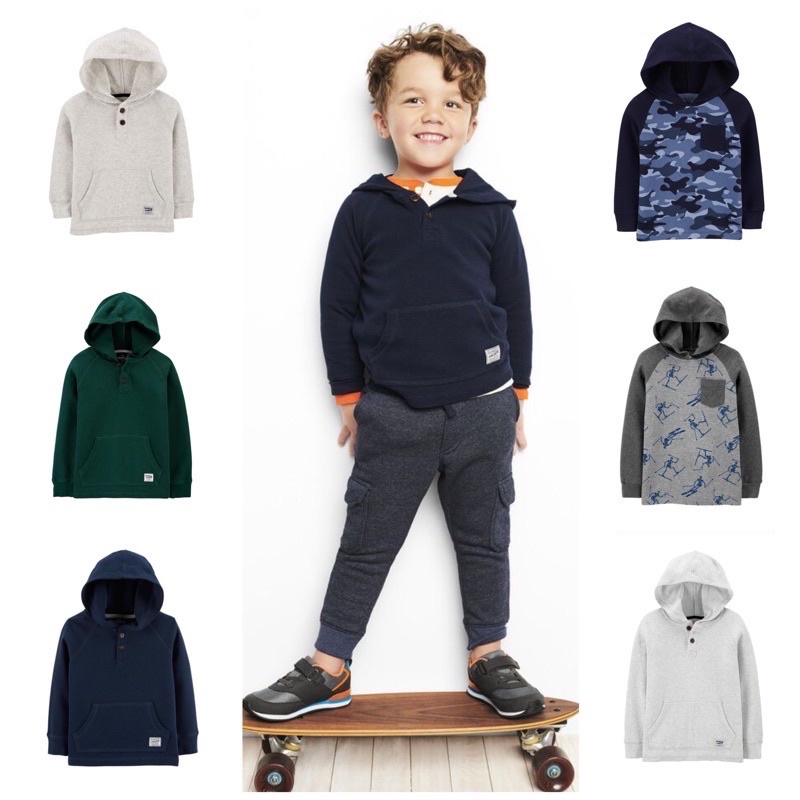 hoodie Oshkosh B'gos anak laki laki