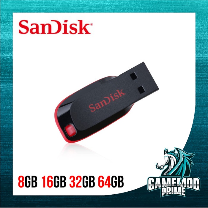 Flash Disk Flashdisk FD SANDISK USB DRIVE Cruzer Blade 8 16 32 64 GB