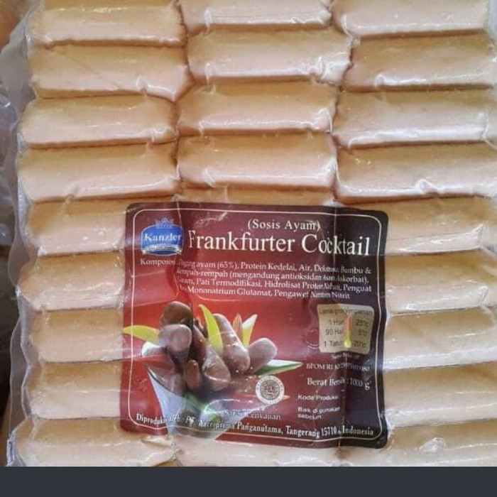 

kanzler sosis Frankfurter sosis ayam 1kg