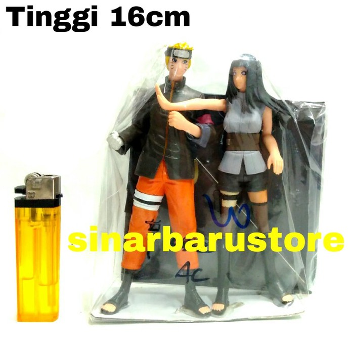 PATUNGAN/ACTION FIGURE ANIME "NARUTO" 2 PCS BESAR TINGGI 16 CM  ER-1595