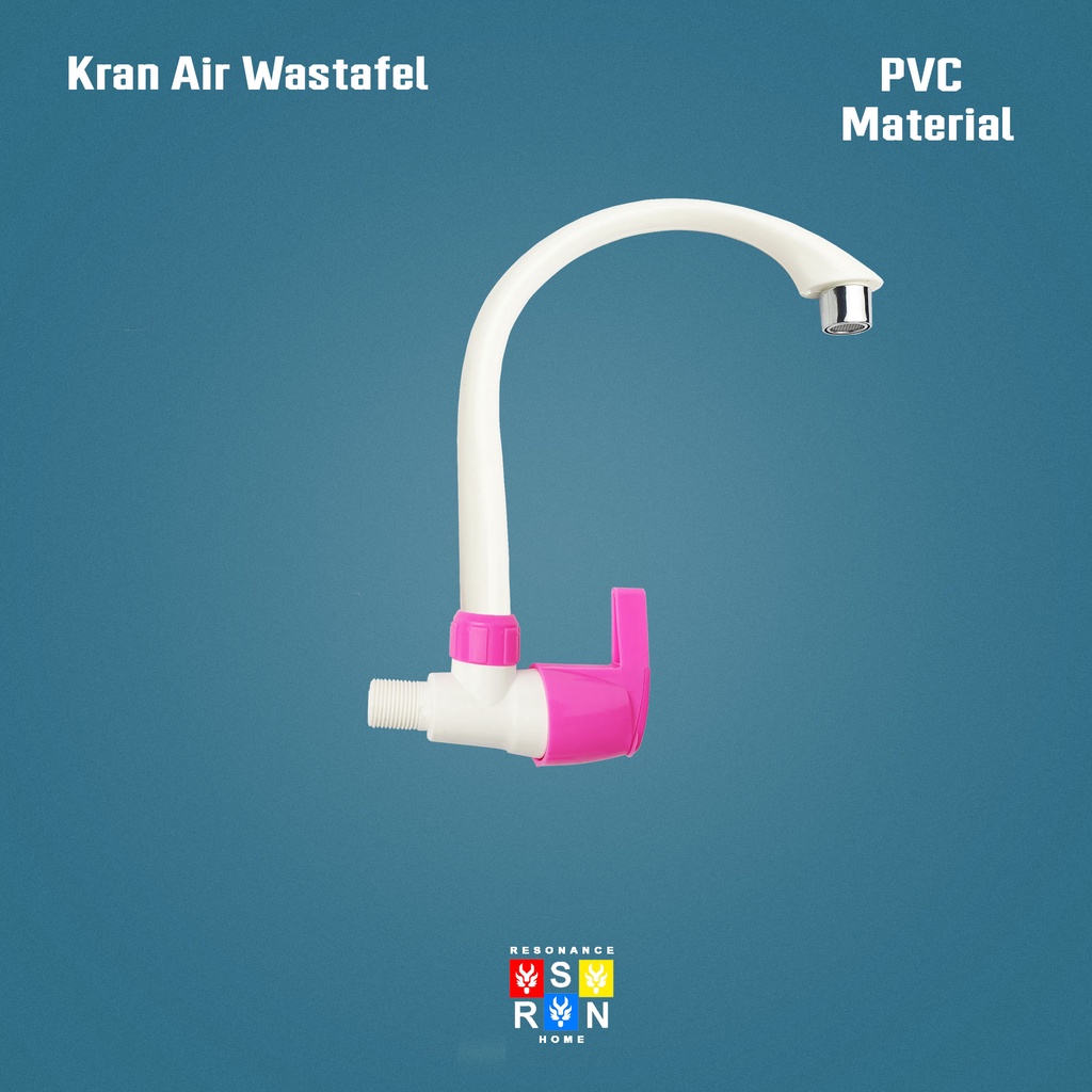 Kran Angsa PVC 1/2&quot; / Cuci Piring Keran Air Dapur Plastik PVC Resonance Home