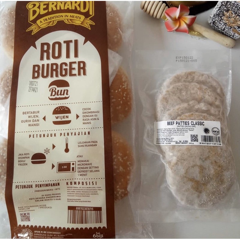 

Paket Roti Burger Wijen Bernardi