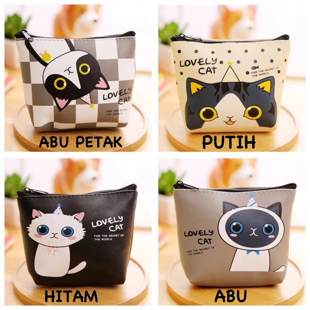 

Terlaris D001 Dompet Coin Lovely Cat Tempat Penyimpanan Kotak Pensil Mini Hot Sale