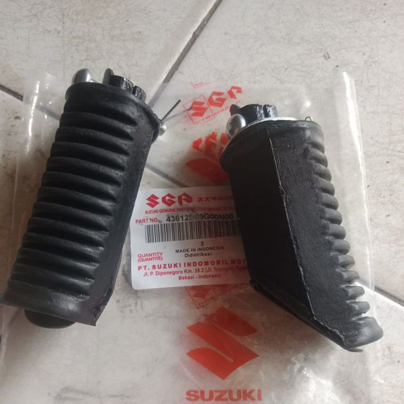 KDM_24 KARET BASTEP BELAKANG SMASH RUBBER STEP BLK SMASH SHOGUN 125