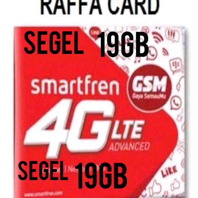 Kartu Perdana Smartfren 19GB Kartu Smartfren 19GB | Shopee