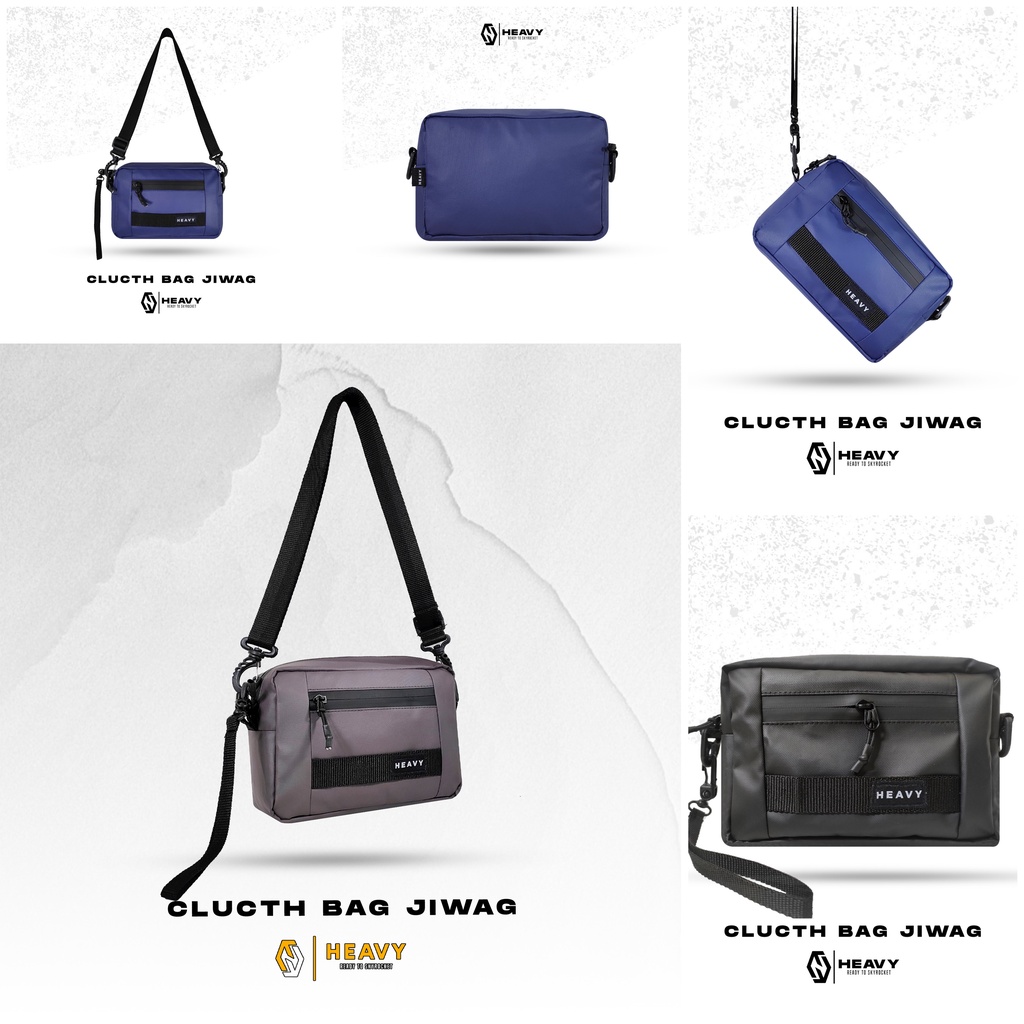 Heavy Official Shop Tas Handbag Clutch Premium Waterproof - Slingbag - Pouch Bag - Sling Bag Heavy Jiwag Mate Series