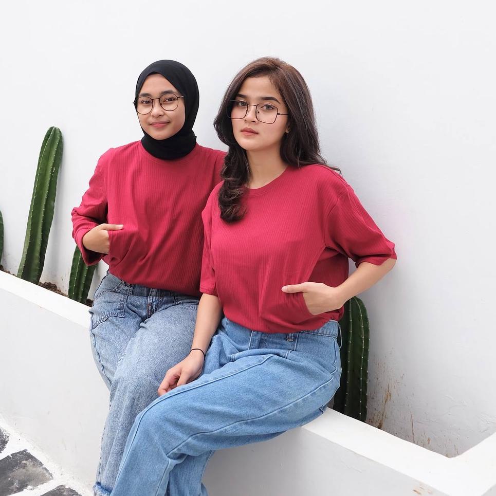 Terlaris.. KAOS BUSUI LENGAN PENDEK BUKAAN SAMPING KANAN KIRI / BAJU MENYUSUI / BAJU BUSUI / ATASAN 