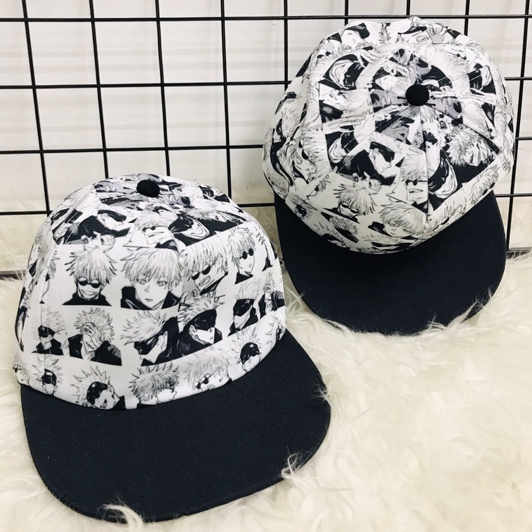 Snapback Gojo Satoru Fullprint Anime Manga Jujutsu Premium