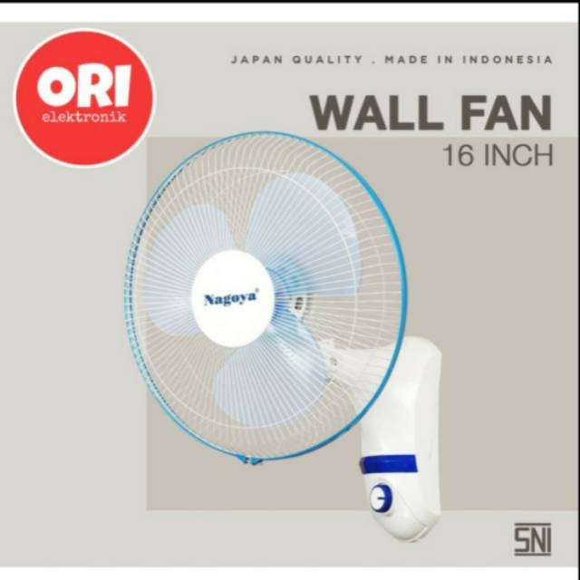 KIPAS ANGIN DINDING NAGOYA/ WELHOME 16 INCH