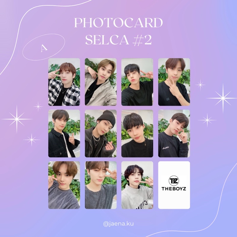 [THE BOYZ] PHOTOCARD SELCA #2 THE BOYZ ‼️BACA DESKRIPSI‼️