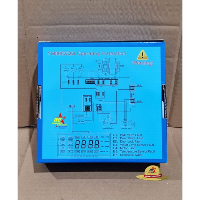 Modul Pcb YM800XQG Mesin Cuci Front loading Universal 1 Tabung All Merk