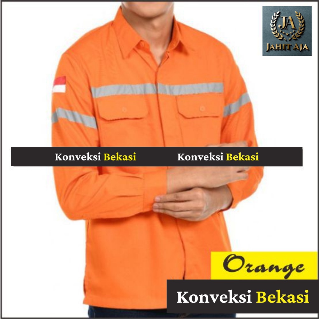 Jual Wearpack Safety Kemeja Kerja Safety Pdl Safety Baju Seragam Kerja Kemeja Pdl Lengan