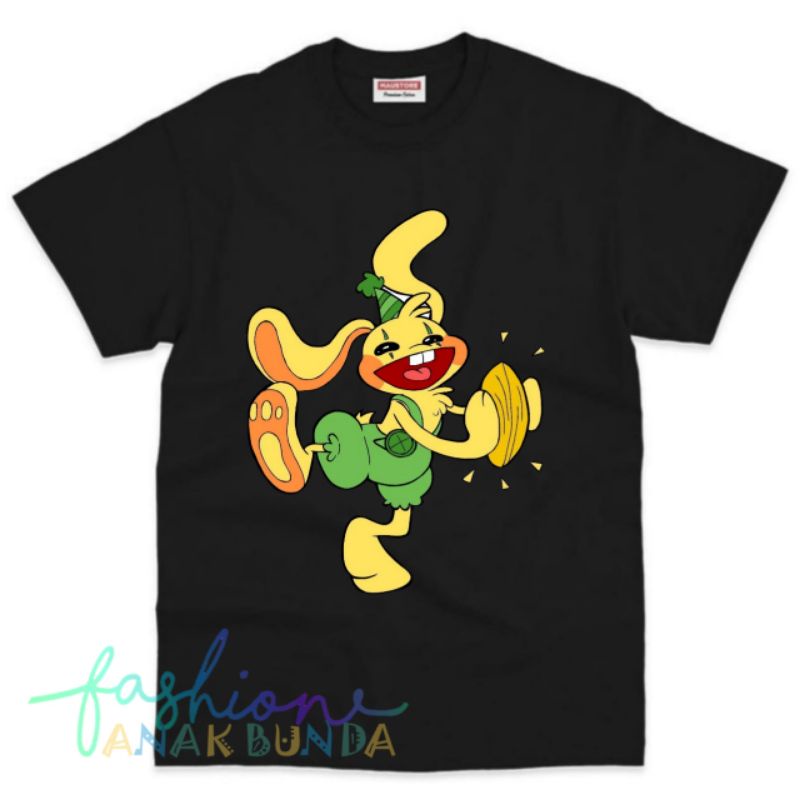 KAOS ANAK GAME POPPY PLAYTIME BUNZO BUNNY TERBARU BAHAN PREMIUM