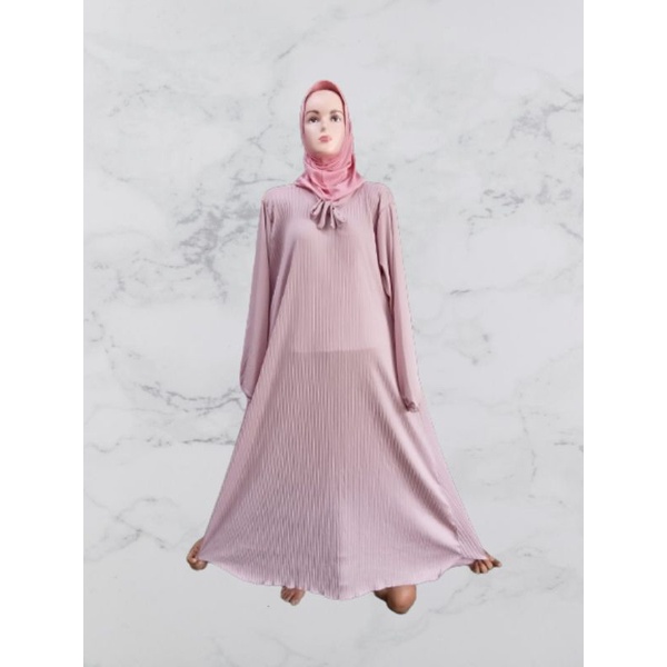 Gamis Pita bisa JUMBO | Gamis Plisket Pita Murah