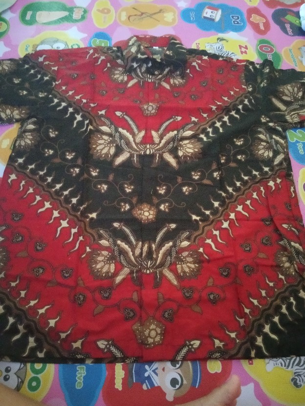 Bswart Batik Hrb026 Kenongo Hem Pendek Padi Pekalongan M L Xl Batik Pria Murah Modern Grosir