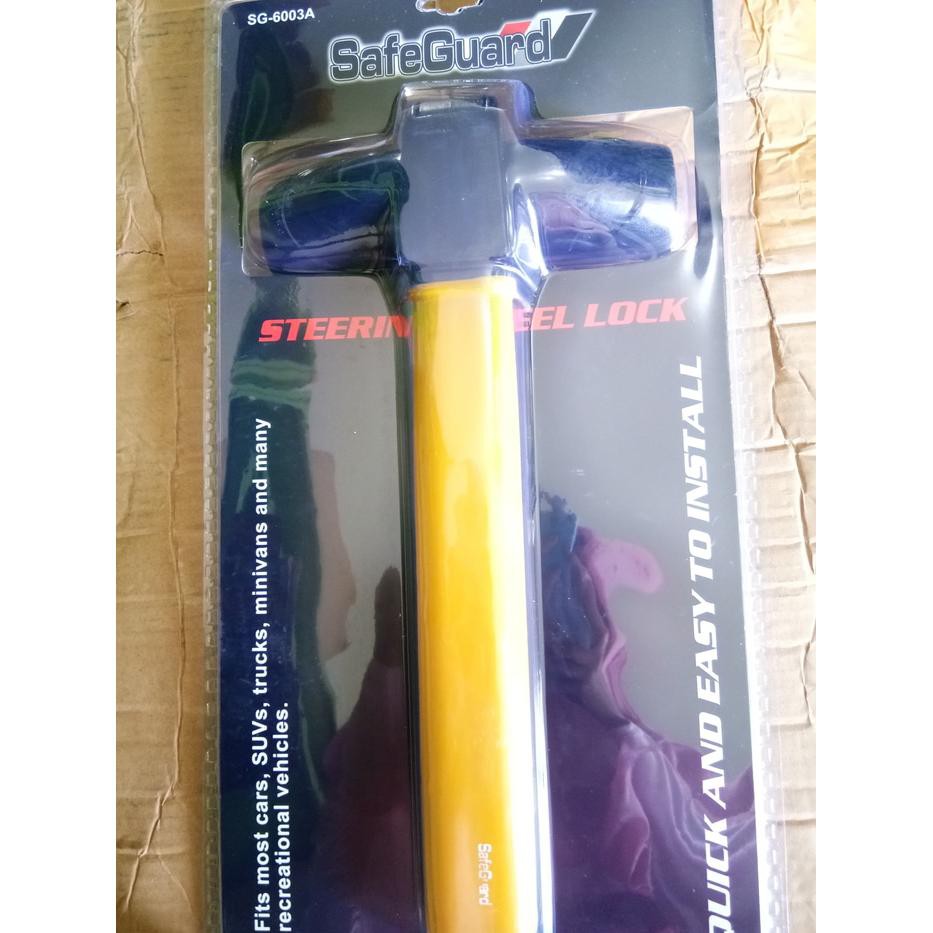 Promo l Kunci Stir Armored Bar Universal. Kunci Stir Anti Maling / Kunci Stang Stir Mobil