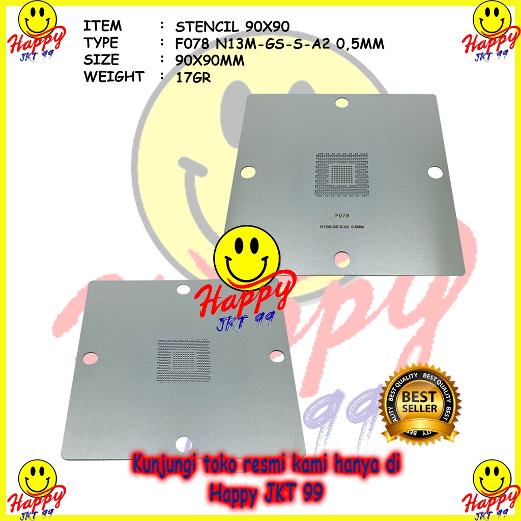 [ HAPPY JKT 99 ] STENCIL 90X90 N13M-GS-S-A2 N14M-GL-S-A2 N13M N14M N13P N14P