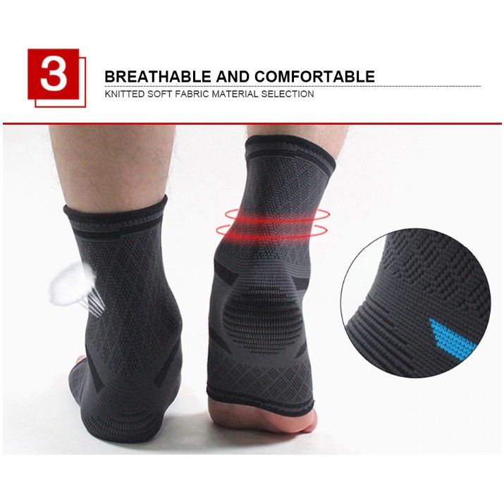 AOLIKES 7132 Ankle Support Pelindung Ankle Kaki Ankle Bracer Ankle Protector Fitness Gym Olahraga