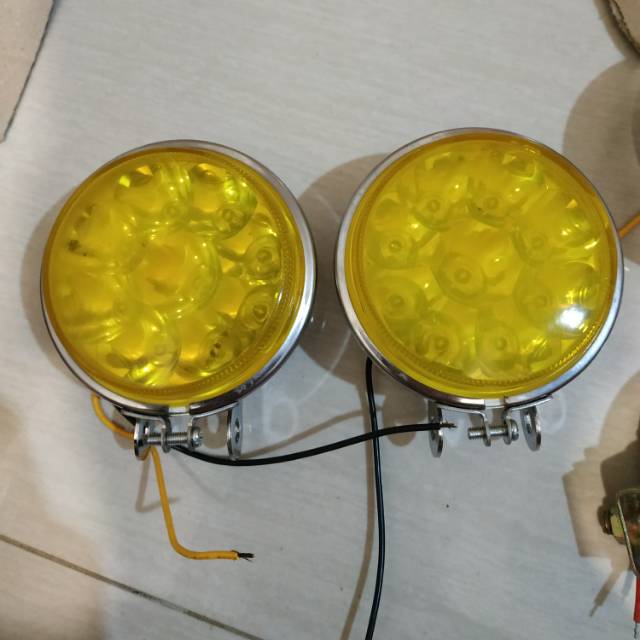 Fog Lamp LED Kuning Rush Avanza Karimun Estilo Innova dll 8cm