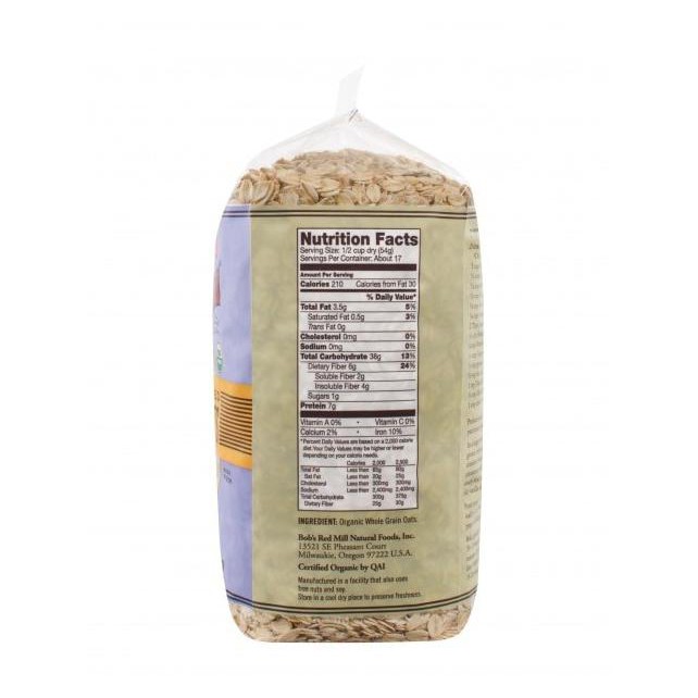 

Diskon Gila!! BOBS RED MILL Gluten Free Organic Old Fashioned Rolled Oats 907 g