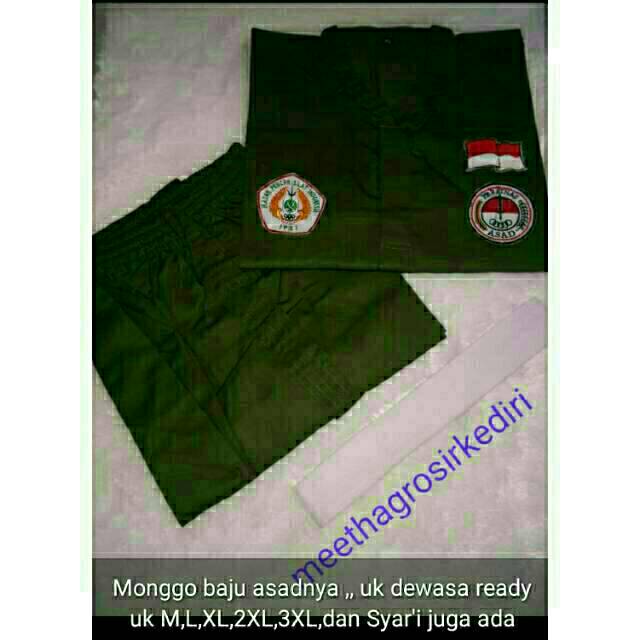 BAJU ASAD HIJAU M-3XL (Syar'i/jumbo)