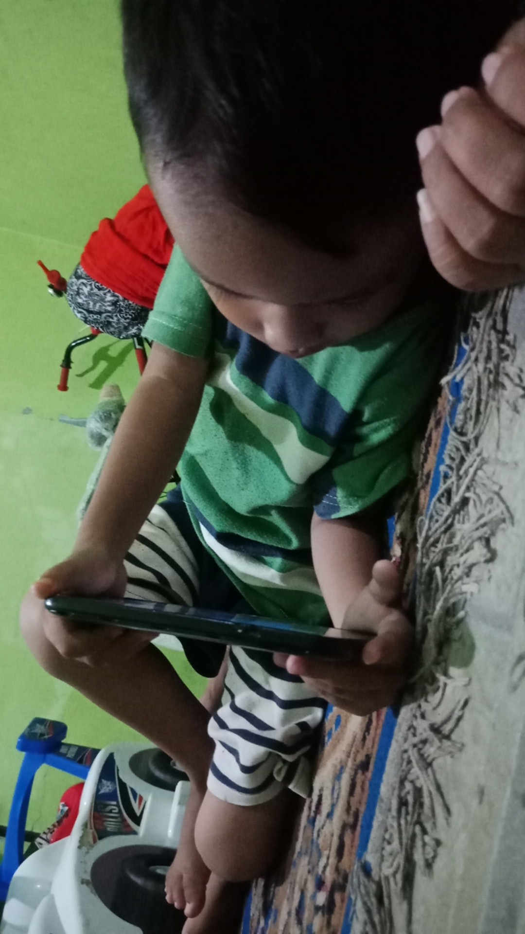 Batik Couple Keluarga Sania Ruffle Ori Ndoro Jowi Dnt Matahari Biru