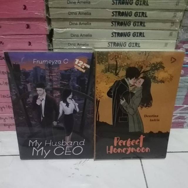 Paket 2 Novel - My Husband My CEO & Perfect honeymoon Novel Wattpadd, Novel Wattpad Islam