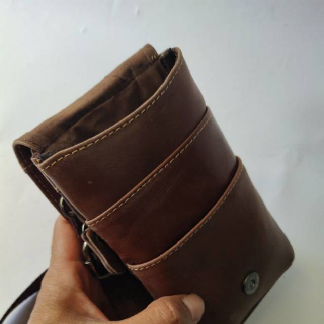 Dompet hp kickers double kulit sapi asli bisa selempang