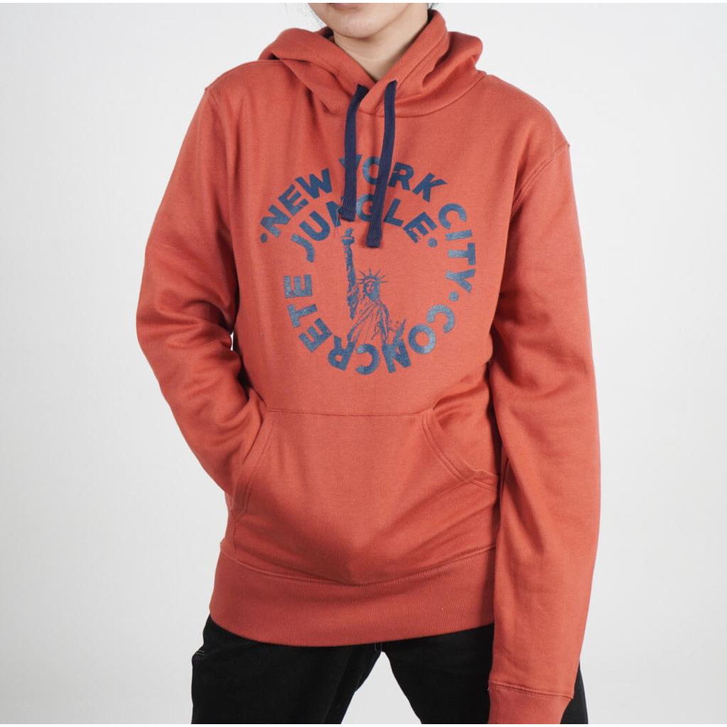 HOODIE AEROPOSTALE PULL OVER-Orange