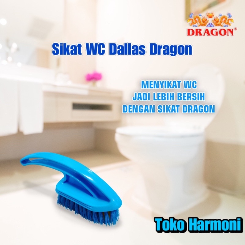 Sikat WC Dallas Dragon Gagang Serbaguna Sikat Mobil Sikat Toren Air