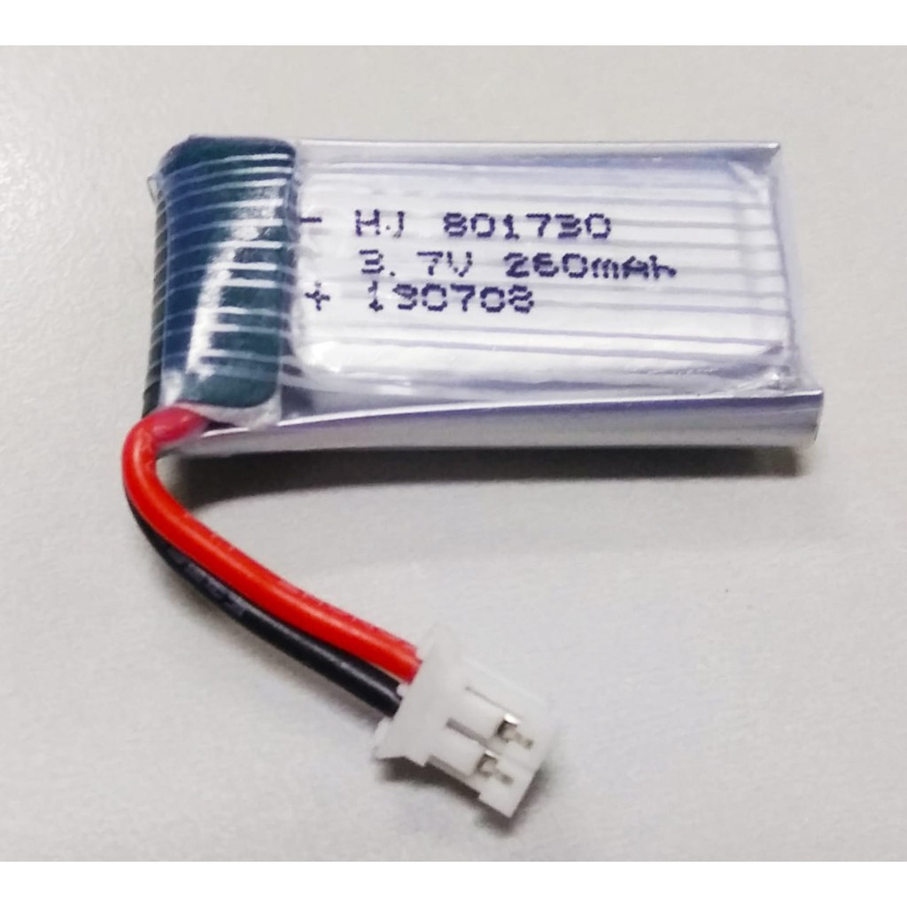 baterai drone 3.7v 260mAh JJRC    H36 Eachine E010 E011 E012