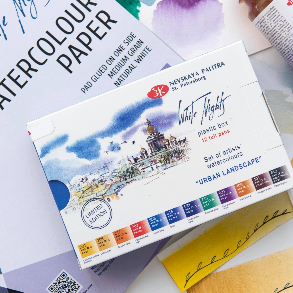 

White Nights Nevskaya Palitra Limited Edition Full Pan Set of 12