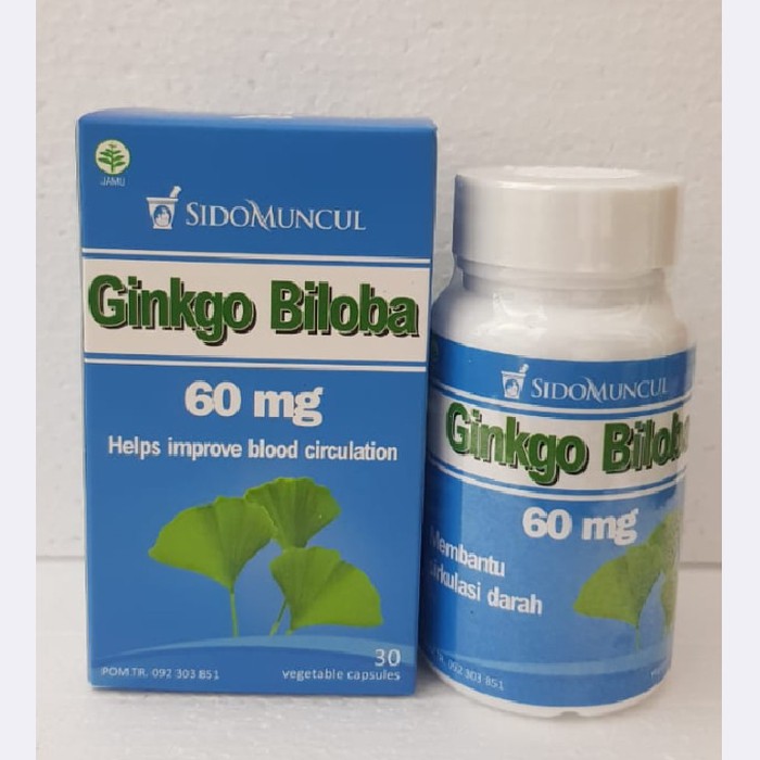 Sido Muncul Ginkgo Biloba ORIGINAL Meningkatkan Daya Ingat ASLI MANJUR