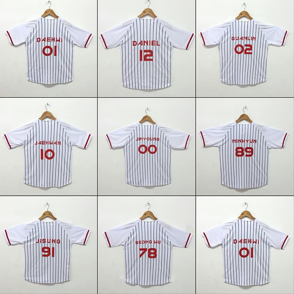 [READY] WANNA ONE JERSEY BASEBALL ALL MEMBER