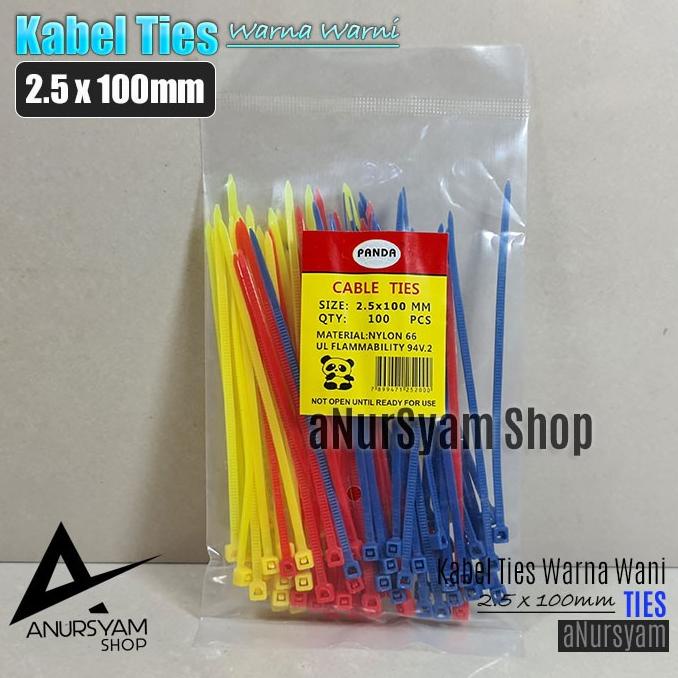 

Kabel Ties 10 cm Warna Warni (isi 100 Pcs) / Kabel tis 10 cm Warna anursy44 Berkualitas